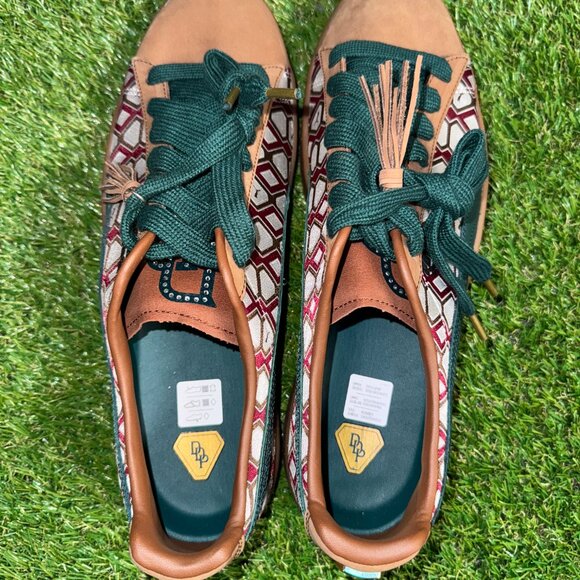 Puma Clyde x Tassle Dapper Dan Color Friar Brown Vintage 388170-01 Men Size 12 main image 4